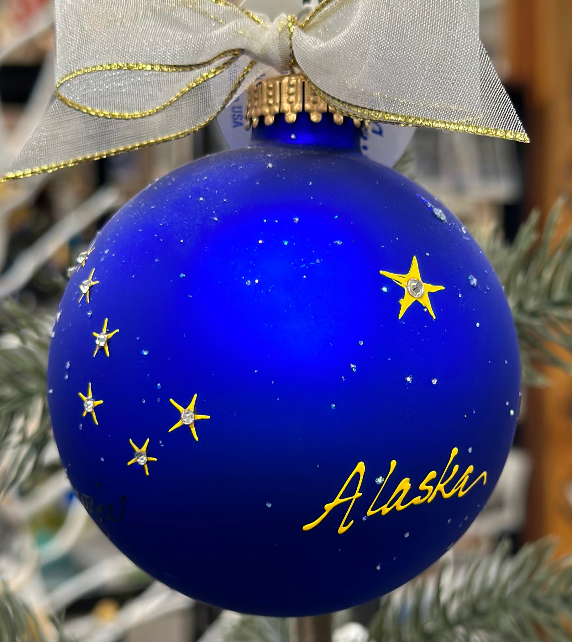 ALASKA FLAG ORNAMENT