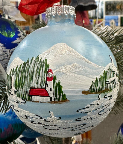 LIGHTHOUSE WITH KETCHIKAN ORNAMENT