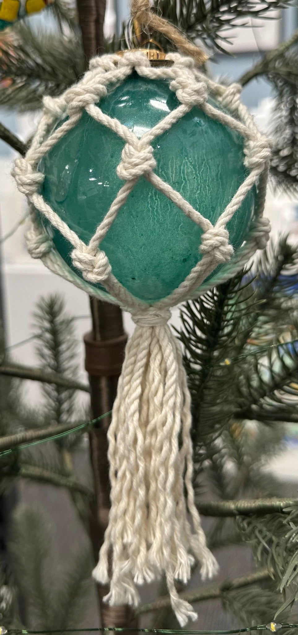 MERMAID FLOAT WITH BEADED HOOK ORNAMENT