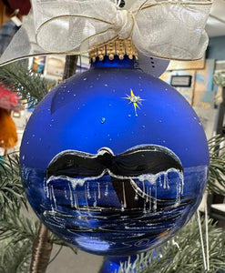 NIGHT WHALE TAIL ORNAMENT