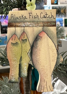 ALASKA FISH CATCH ORNAMENT