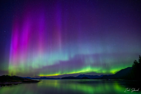 COTTON CANDY AURORAS ON METAL