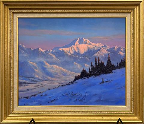 DENALI SPLENDOR ORIGINAL OIL FRAMED