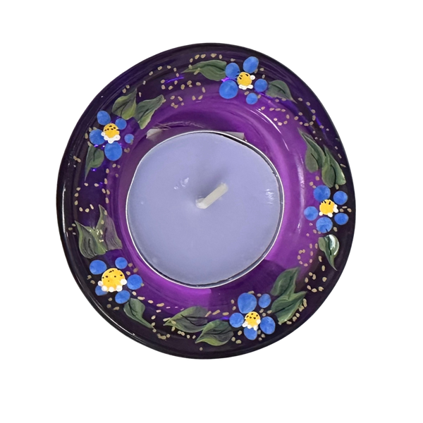 FORGET ME NOT TEA LIGHT HOLDER