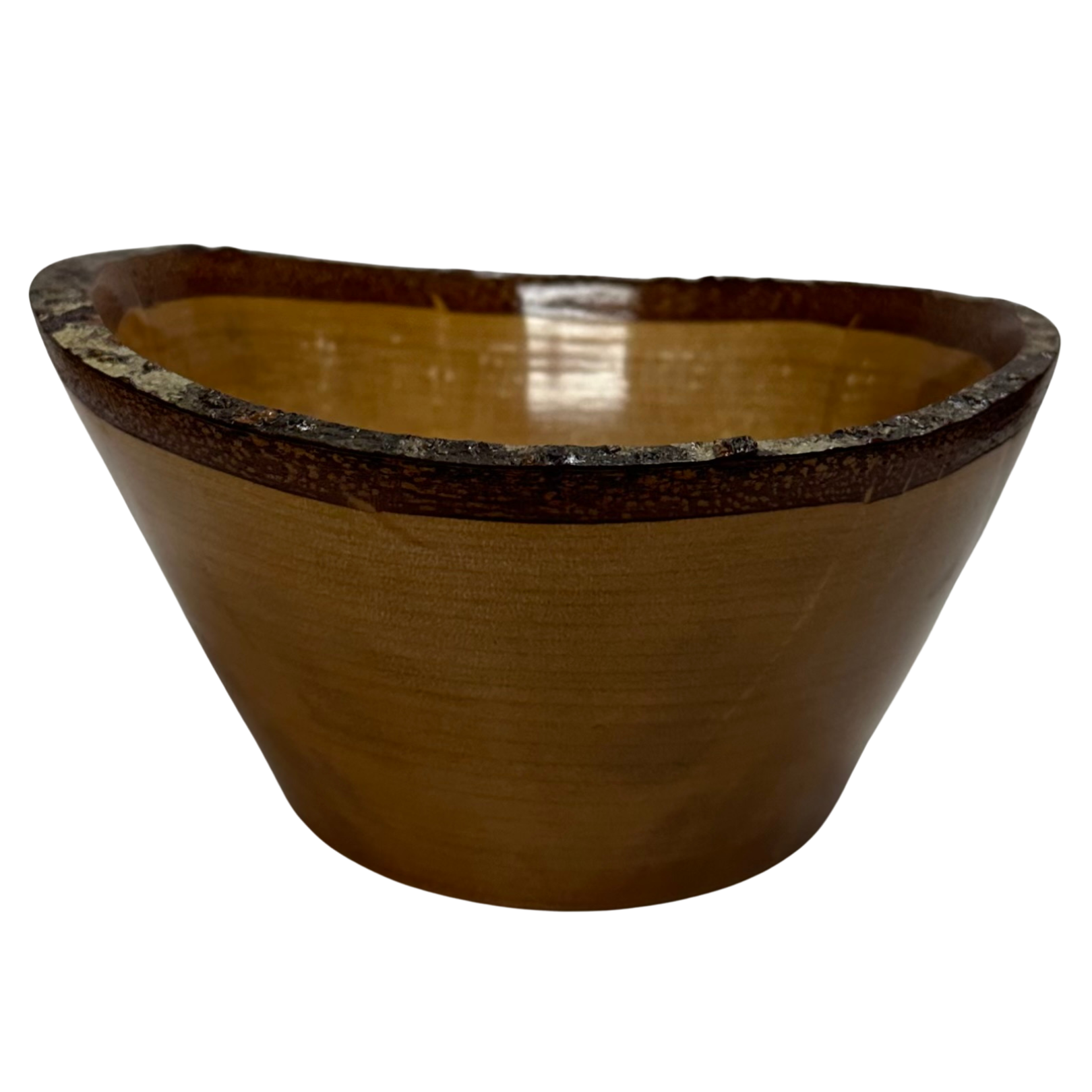 SMALL ASYMMETRICAL ALDER BOWL