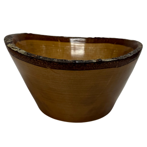 SMALL ASYMMETRICAL ALDER BOWL