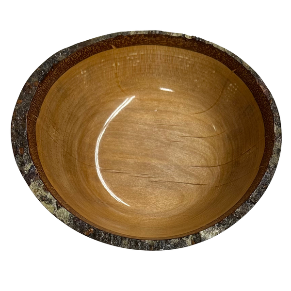 SMALL ASYMMETRICAL ALDER BOWL