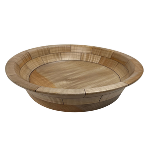 LARGE OPEN MAPLE SEGEMENTED BOWL