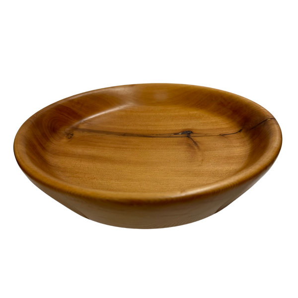 SMALL PACIFIC YEW WOOD OPEN BOWL HAND TURNED