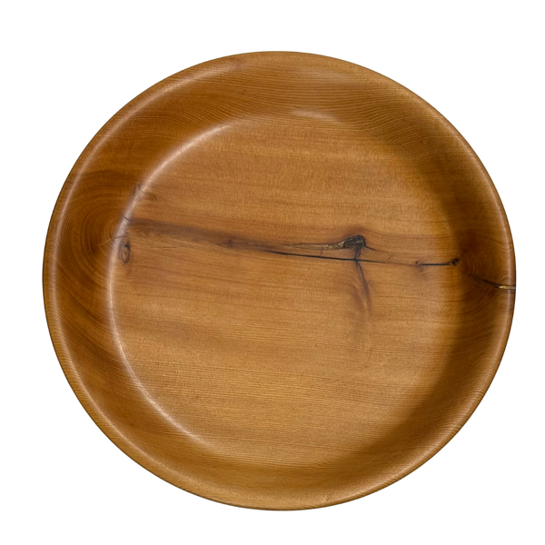 SMALL PACIFIC YEW WOOD OPEN BOWL HAND TURNED