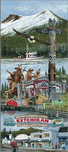 KETCHIKAN POSTER – Scanlon Gallery & Custom Framing